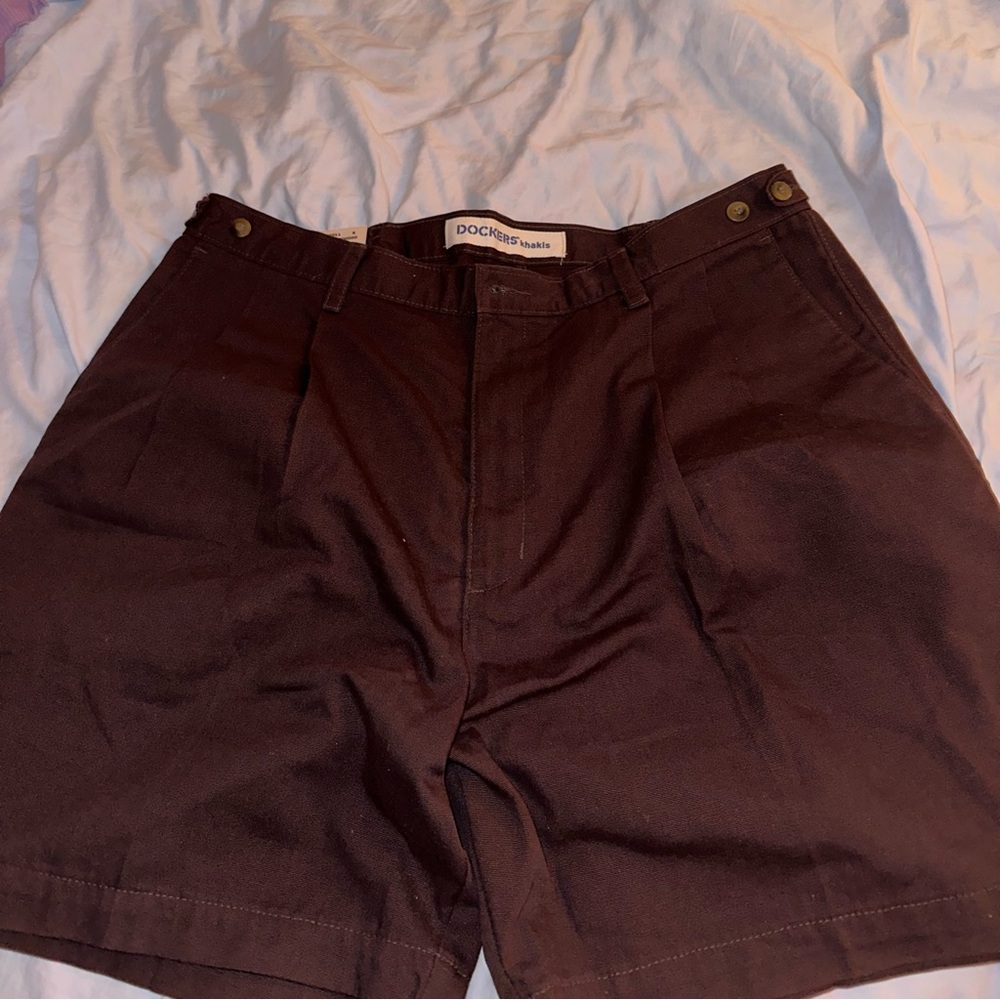 dockers brown khaki shorts